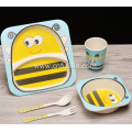 Natural Bamboo Dinnerware for Kids